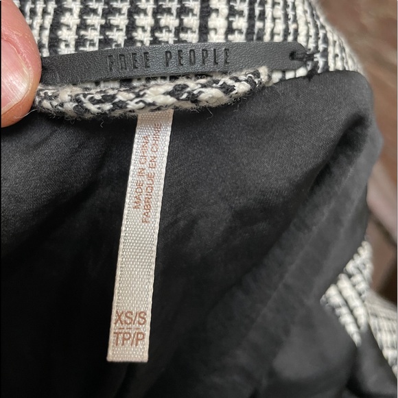 FREE PEOPLE | menswear houndstooth maxi jacket - Picture 14 of 16
